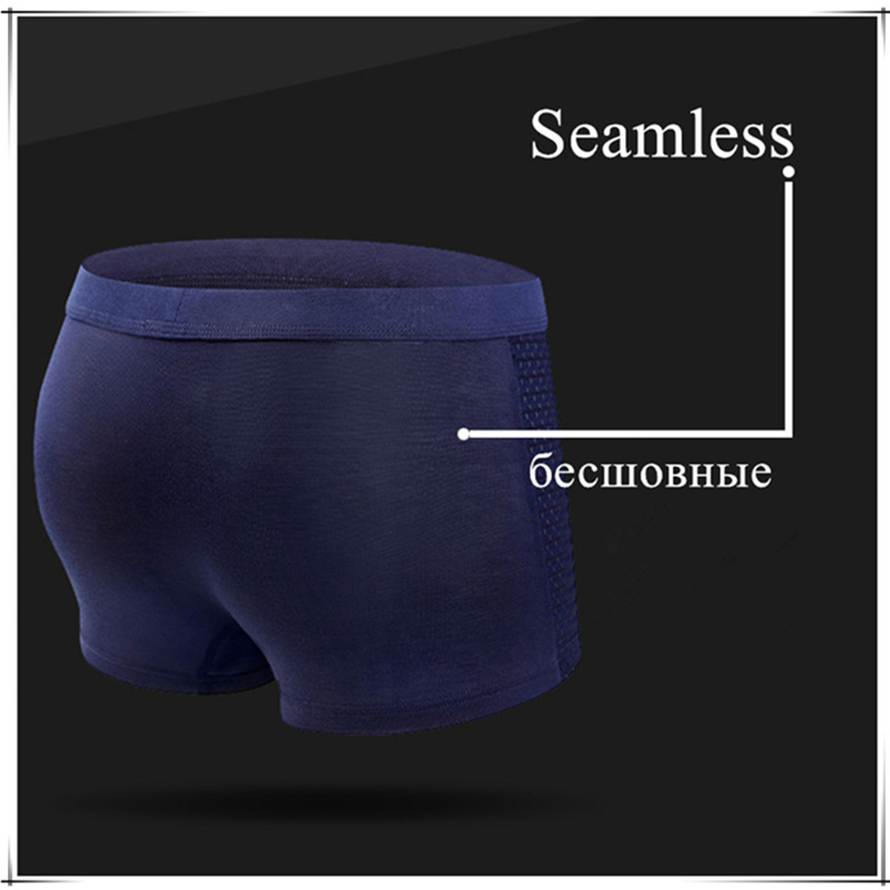 8pcs/Lot Underwear Boxer short - Bamboo Fiber Trunk ulasan dan harga