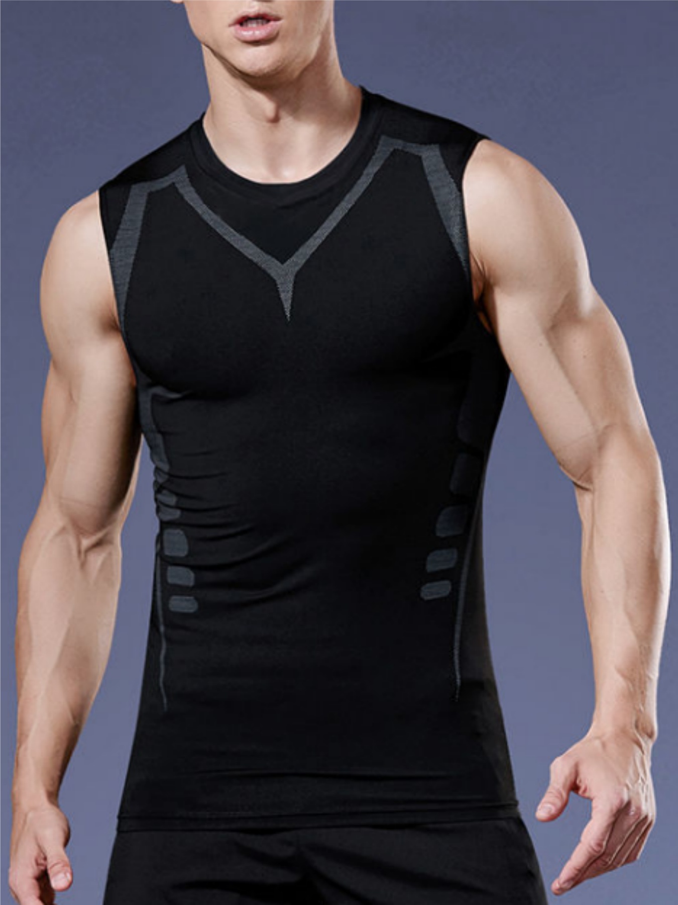 Men's Tight Vest Compression S - T Shirt Tight Fit ulasan dan harga