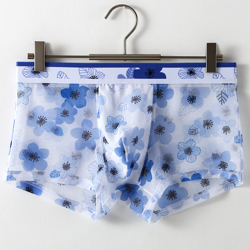 Ultra Thin Transparent Ice Sil - Mesh Sport Boxer ulasan dan harga