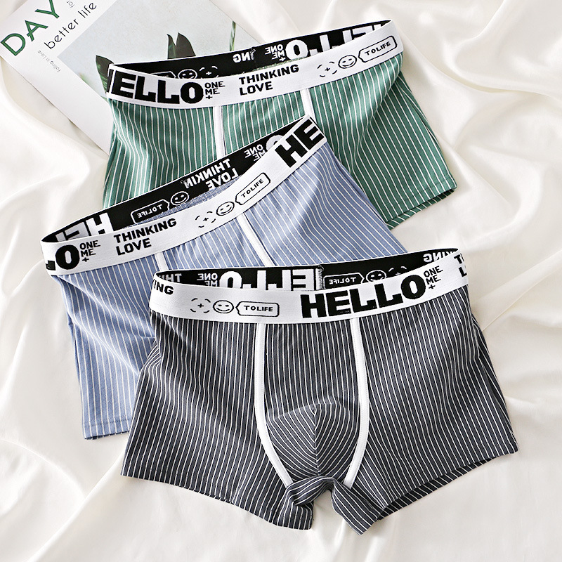 2026 Men's Underwear Cotton Un - Boxer Brief Pack Cotton ulasan dan harga