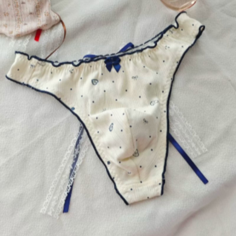 Japanese New Sweet Floral Bow  - Boxer Shorts Modal ulasan dan harga