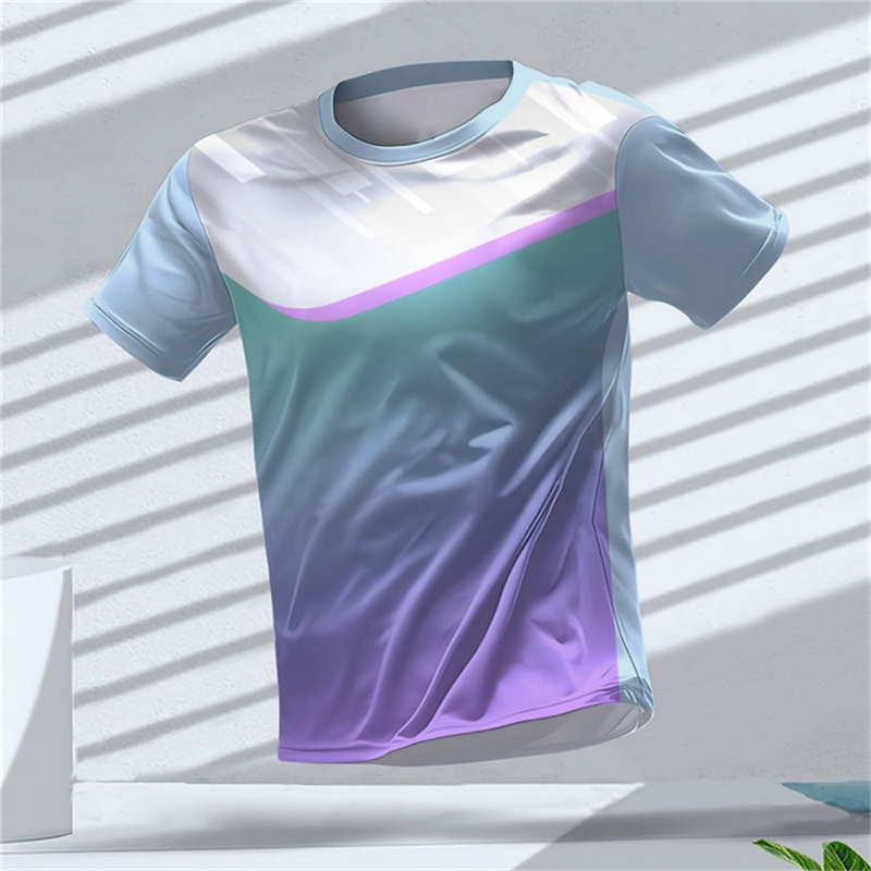 Men Sports Short Sleeve T-Shir - T Shirt Tight Fit ulasan dan harga