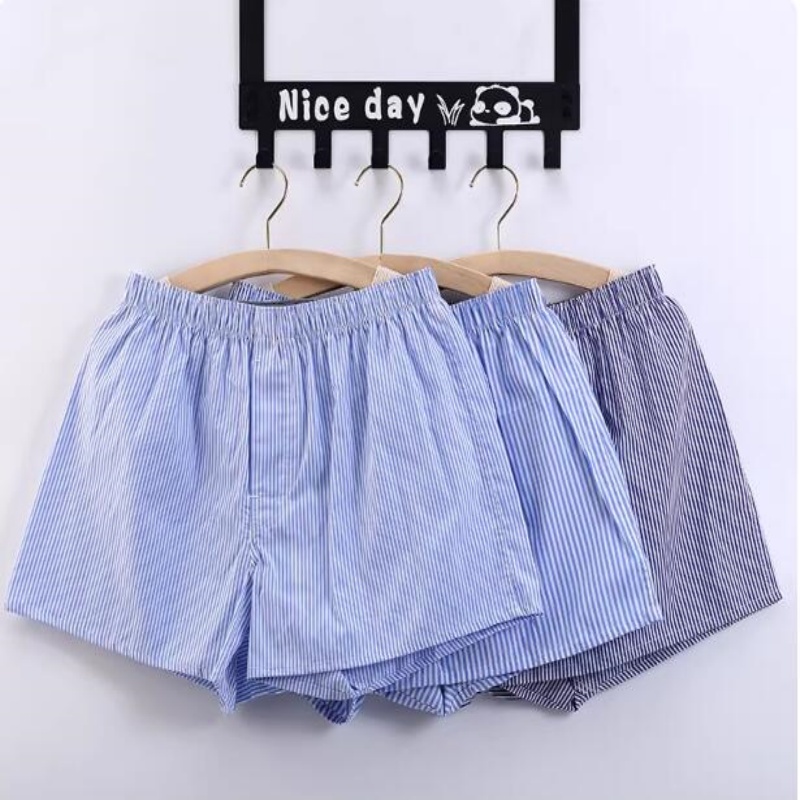 3 pc/lot M-3XL Classic Plaid M - Multi Pack Underwear ulasan dan harga