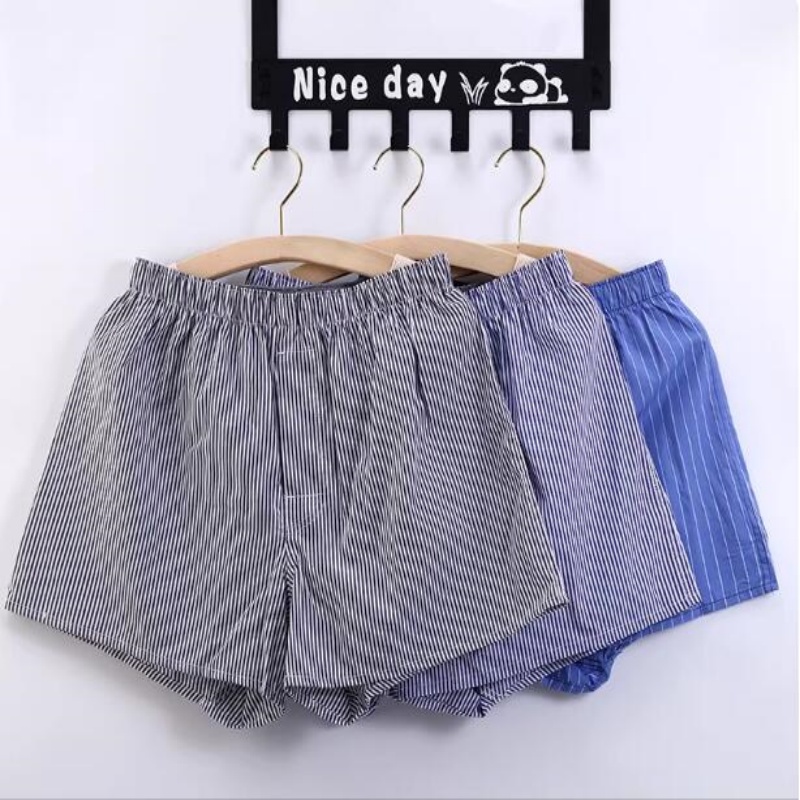 3 pc/lot M-3XL Classic Plaid M - Multi Pack Underwear ulasan dan harga