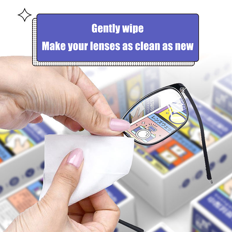 ★▲100pcs Lens Cleaning Wipes M - Bamboo Fiber Trunk ulasan dan harga