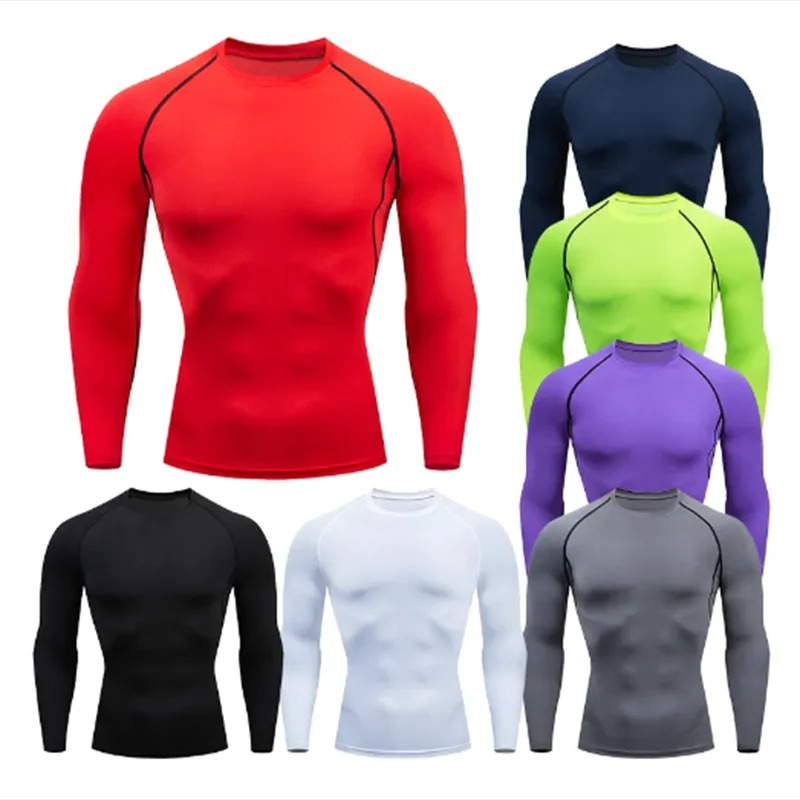 Men Sport T-shirt Quick Dry Bo - T Shirt Tight Fit ulasan dan harga